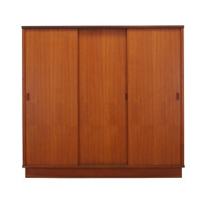 Teak wardrobe, Danish design, 1960s, manufacturer: Denmark