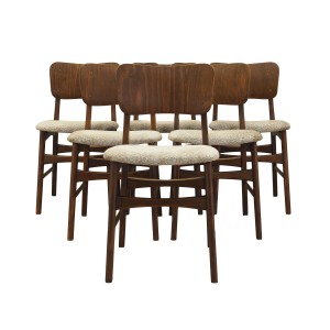 Set of six chairs, Danish design, 1960s, manufactured in Denmark