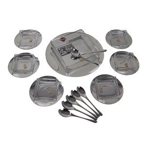 Dessert set, Italian design, 1970s, manufacturer: GOTTINGHEN