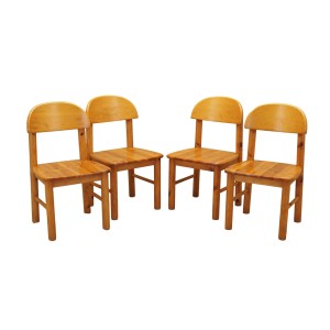 Set of four chairs, Scandinavian design, 1960s, designer: Rainer Daumiller, manufacturer: Hirtshals