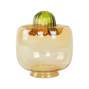 Glass table decoration, Italian design, 1970s, made in Italy