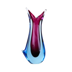 Vase, Murano glass, Italian design, 1960s, made in Italy