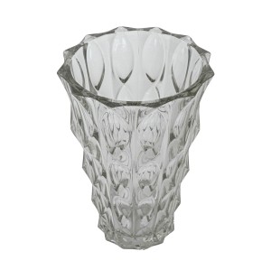 Crystal vase, Italian design, 1960s, manufactured in Italy