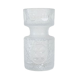 Glass vase, Scandinavian design, 1960s, manufactured in Denmark