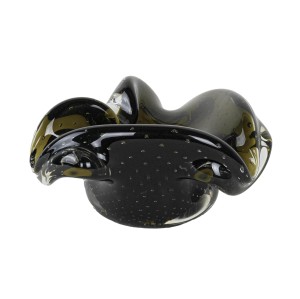 Platter, Murano glass, Italian design, 1960s, made in Italy