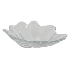 Glass platter, Danish design, 1970s, manufacturer: Holmegaard