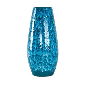 Blue ceramic vase, German design, 1960s, made in Germany