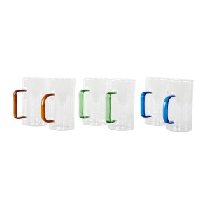 Set of six glasses, Danish design, 1970s, made in Denmark