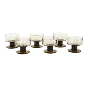 Set of dessert bowls, Italian design, 1970s, made in Italy