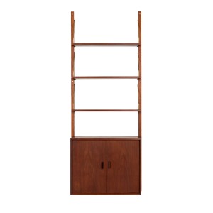 Teak modular shelving unit, Danish design, 1960s, made in Denmark