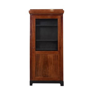 Walnut display cabinet, Danish design, 1960s, made in Denmark