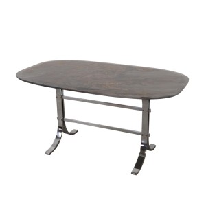 Stone table, Danish design, 1980s, made in Denmark