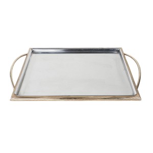 Stainless steel tray, German design, 1970s, manufactured by GOTTINGHEN