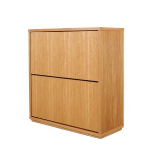 Oak shoe cabinet, Scandinavian design