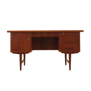 Teak desk, Danish design, 1970s, made in Denmark