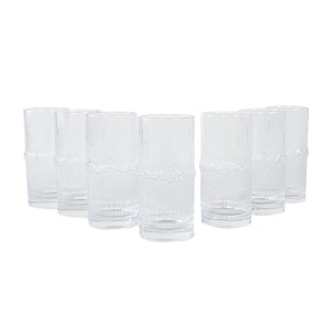 Set of Niva glasses, Finnish design, 1970s, designer: Tapio Wirkkala, manufacturer: Iittala