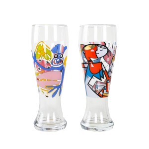 Set of collector's glasses, 1990s, designer: Maarten Vrolijk, manufacturer: Ritzenhoff