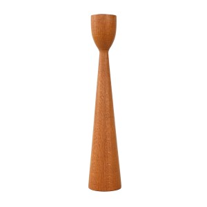 Teak candlestick, Danish design, 1970s, made in Denmark
