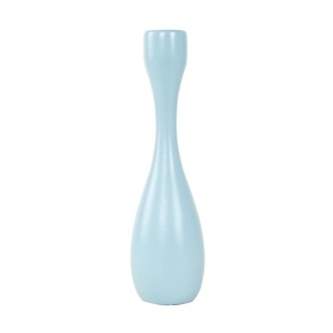 Pastel blue candleholder, Danish design, 1970s, made in Denmark