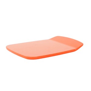 Orange cutting board, Danish design, 1970s, manufactured by Rosti
