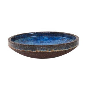 Ceramic platter, Danish design, 1960s, made in Bornholm