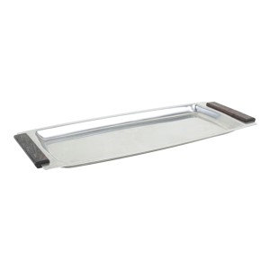 Stainless steel tray, Danish design, 1970s, made in Denmark