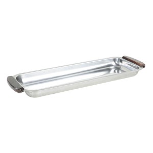 Stainless steel tray, Danish design, 1970s, made in Denmark