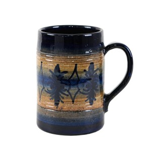 Ceramic beer mug, Danish design, 1970s, made in Denmark