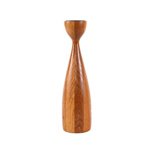 Teak candlestick, Danish design, 1970s, manufactured by BoConcept
