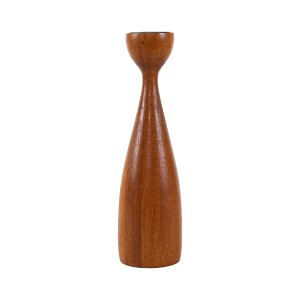 Teak candlestick, Danish design, 1970s, manufactured by BoConcept