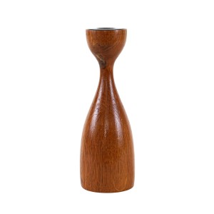 Teak candlestick, Danish design, 1970s, manufactured by BoConcept