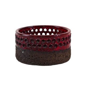 Ceramic candle holder, Danish design, 1960s, made in Denmark