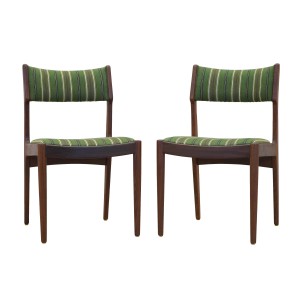 Set of two teak chairs, Danish design, 1970s, made in Denmark