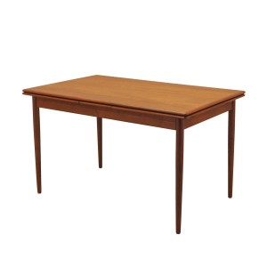 Teak table, Danish design, 1970s, made in Denmark