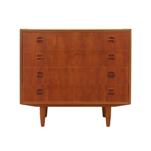 Teak chest of drawers, Danish design, 1970s, made in Denmark