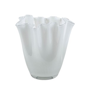 White vase, Danish design, 1970s, made in Denmark