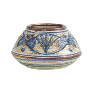 Ceramic vase, Danish design, 1960s, manufactured by Søholm