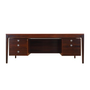 Rosewood desk Diplomat, Danish design, 1970s, designer: Finn Juhl, manufacturer: France & Son