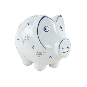 Ceramic piggy bank, Portuguese design, 1970s, made in Portugal