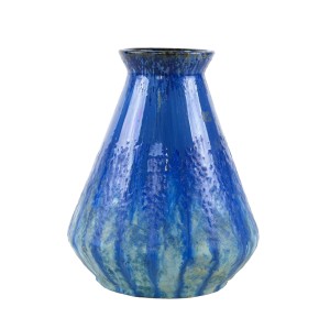Blue ceramic vase, Danish design, 1960s, made in Denmark