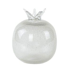 Glass vase in the shape of a pomegranate, Danish design, 1970s, made in Denmark