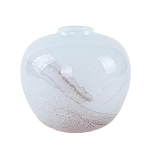 Glass vase, Danish design, 1970s, made in Denmark