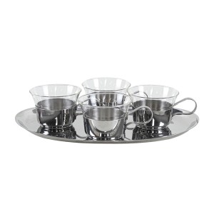 Serving set, Italian design, 1970s, made in Italy
