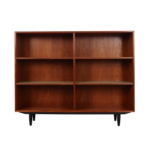 Teak bookcase, German design, 1970s, manufactured by RT Möbel