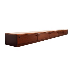 Mahogany lowboard, Danish design, 1970s, made in Denmark