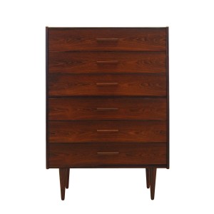 Rosewood chest of drawers, Danish design, 1970s, made in Denmark