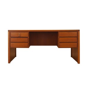 Teak desk, Danish design, 1970s, manufactured by Omann Jun