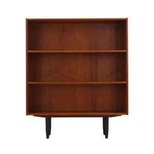 Teak bookcase, Danish design, 1970s, manufactured by Clausen & Søn
