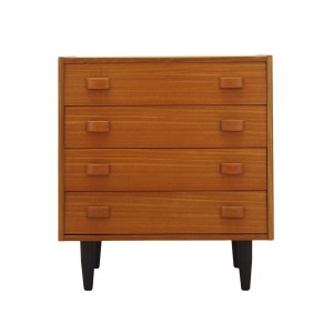 Teak chest of drawers, Danish design, 1960s, made in Denmark