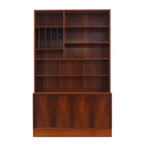 Rosewood bookcase, Danish design, 1970s, manufactured by Hundevad
